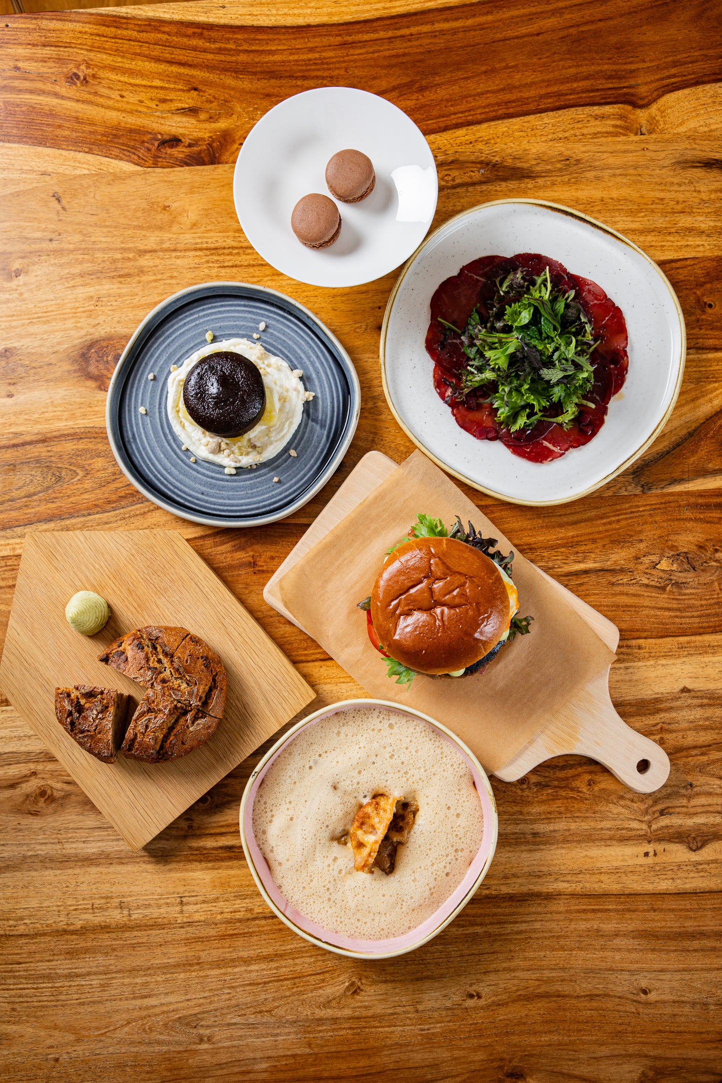 Sterneküche meets Burgermeister Menü