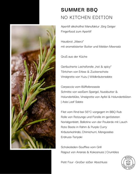Kochbox Maerz@Home "NO KITCHEN" BBQ-SUMMER