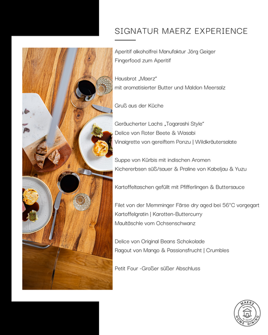 Signatur Maerz Experience - Das volle Programm