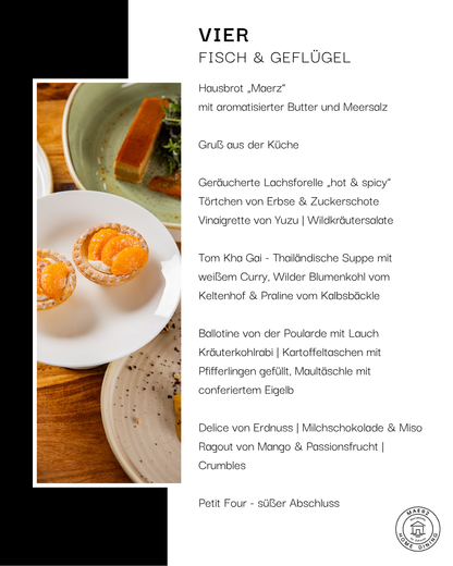 Kochbox Maerz@Home "VIER" - Variante mit Fisch & Geflügel