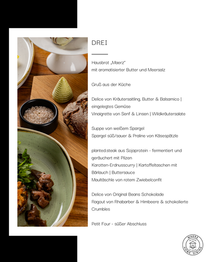 Kochbox Maerz@Home "DREI" OFF vegetarisch - Die Sterneküche für Daheim