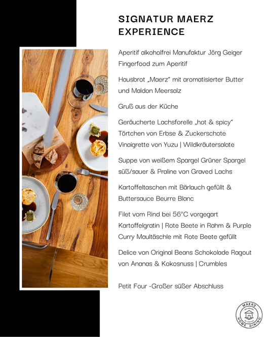 Signatur Maerz Experience - Das volle Programm