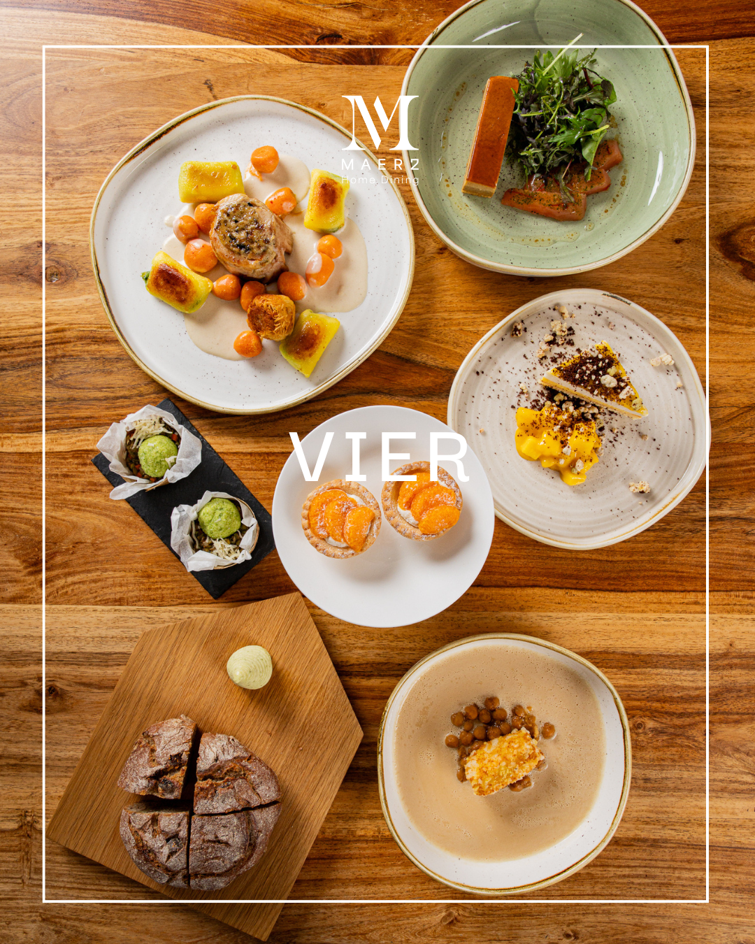 Kochbox Maerz@Home "VIER" - Variante mit Fisch & Geflügel