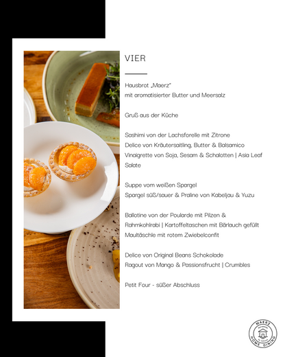 Kochbox Maerz@Home "VIER" - Variante mit Fisch & Geflügel