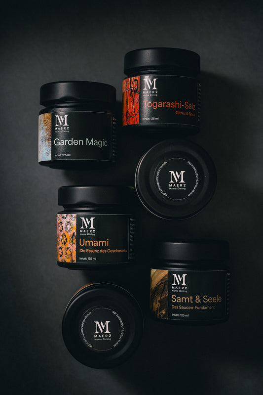 Die gesamte Sterneküche-Gewürzkollektion